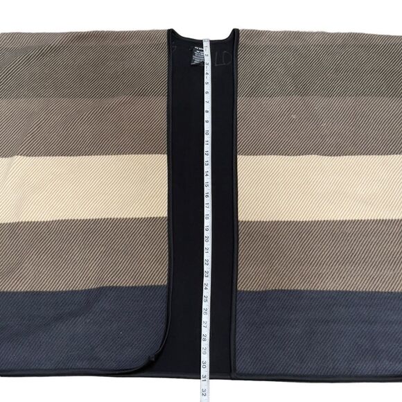 Ike Behar Fleece Colorblock Fashion Wrap One Size - Picture 11 of 13